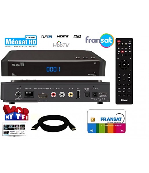 Récepteur satellite MEOSAT HD FRANSAT Connect Récepteur satellite MEOSAT HD FRANSAT Connect
