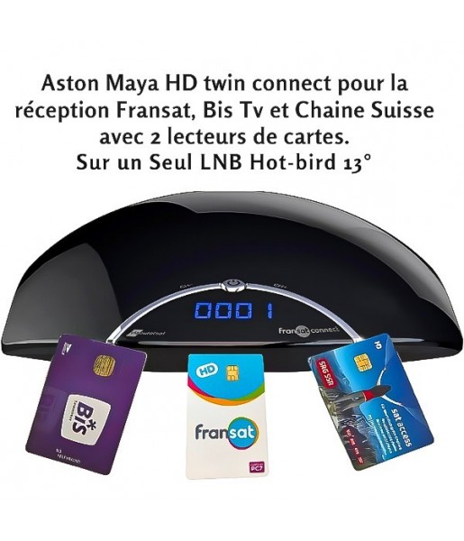 Décodeur Aston Maya HD Twin Connect Décodeur Aston Maya HD Twin Connect