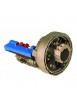 Moteur AXIAL pour rideau roulant avec fins de course intégrées et electrofrein R160EF - 470W, 220V, 50Hz - 160 kg