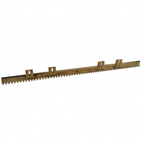 Crémaillère Nylon 6 Attaches Supérieures EA CRENYLS - Module 4, 1m, 28 x 20mm, Poids maxi du portail coulissant 500kg Crémaillère Nylon 6 Attaches Supérieures EA CRENYLS - Module 4, 1m, 28 x 20mm, Poids maxi du portail coulissant 500kg