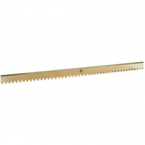 Crémaillère Métal zinguée EA 22X22 - 1 mètre, 22 x 22 mm, Sans support, module 4 Crémaillère Métal zinguée EA 22X22 - 1 mètre, 22 x 22 mm, Sans support, module 4