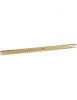Crémaillère Métal zinguée EA 22X22 - 1 mètre, 22 x 22 mm, Sans support, module 4