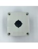 Boîtier 1 trou 22mm de diamètre pour bouton contact voyant BOX122